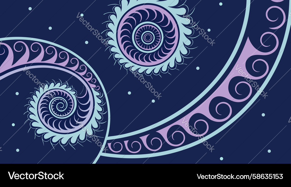 Intricate Swirls and Patterns Vector Image