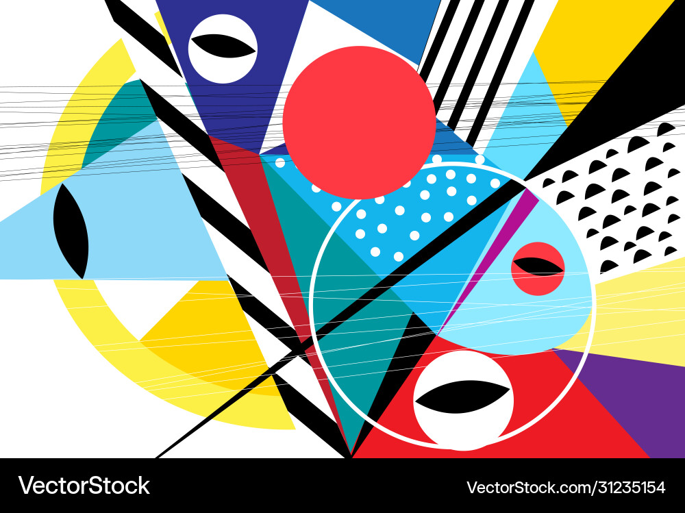 Abstract background with different Abstract background with different vector image