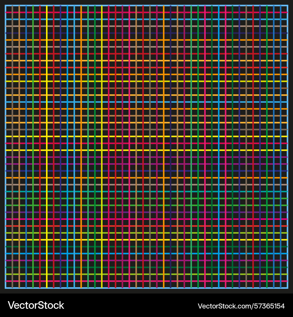 Colorful grid pattern abstract square lines Colorful grid pattern abstract square lines vector image