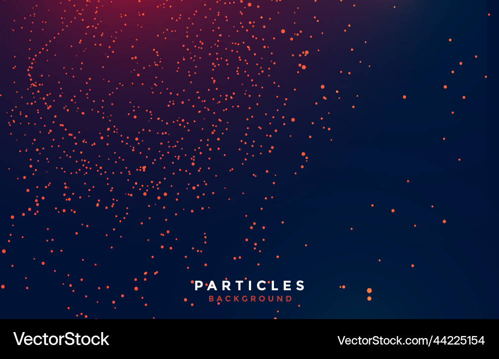 Digital technology red particle background Digital technology red particle background vector image