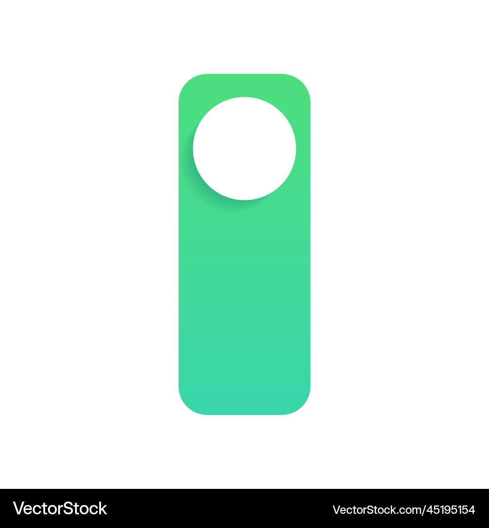 Green rectangle with blank circle design element Green rectangle with blank circle design element Vector Image