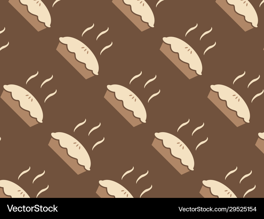 Pie fresh from oven pattern texture Pie fresh from oven pattern texture vector image