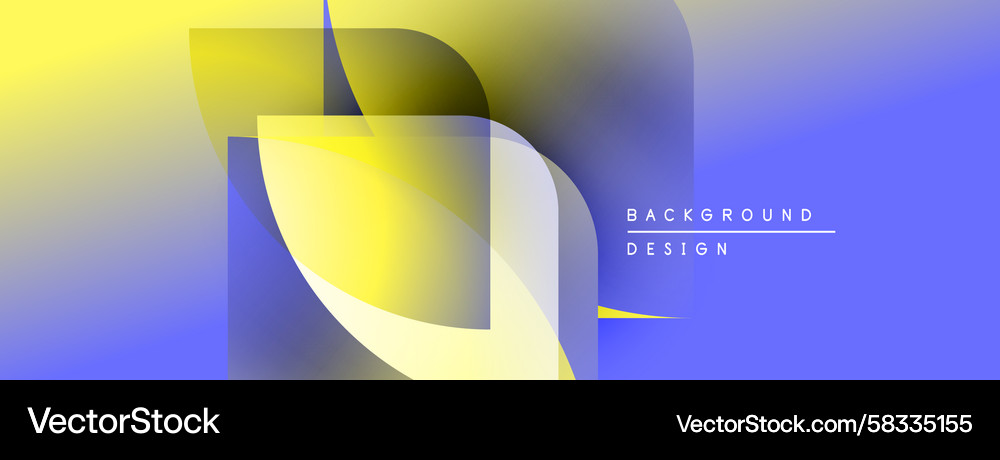 Abstract geometric shapes overlap creating Abstract geometric shapes overlap creating Vector Image