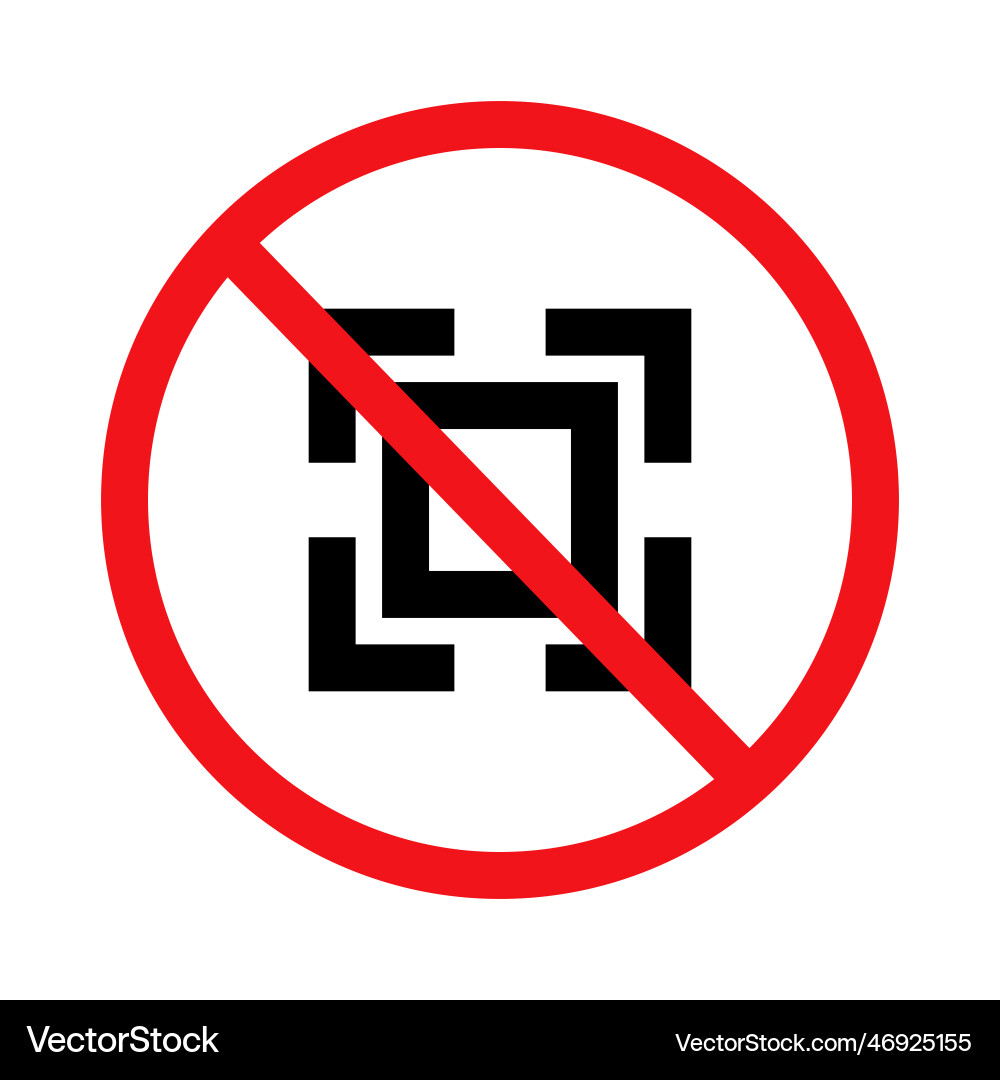 Code scan failure icon Vector Image