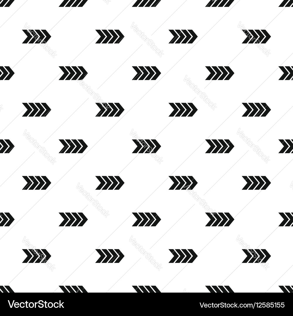 Right modern arrow pattern simple style vector image