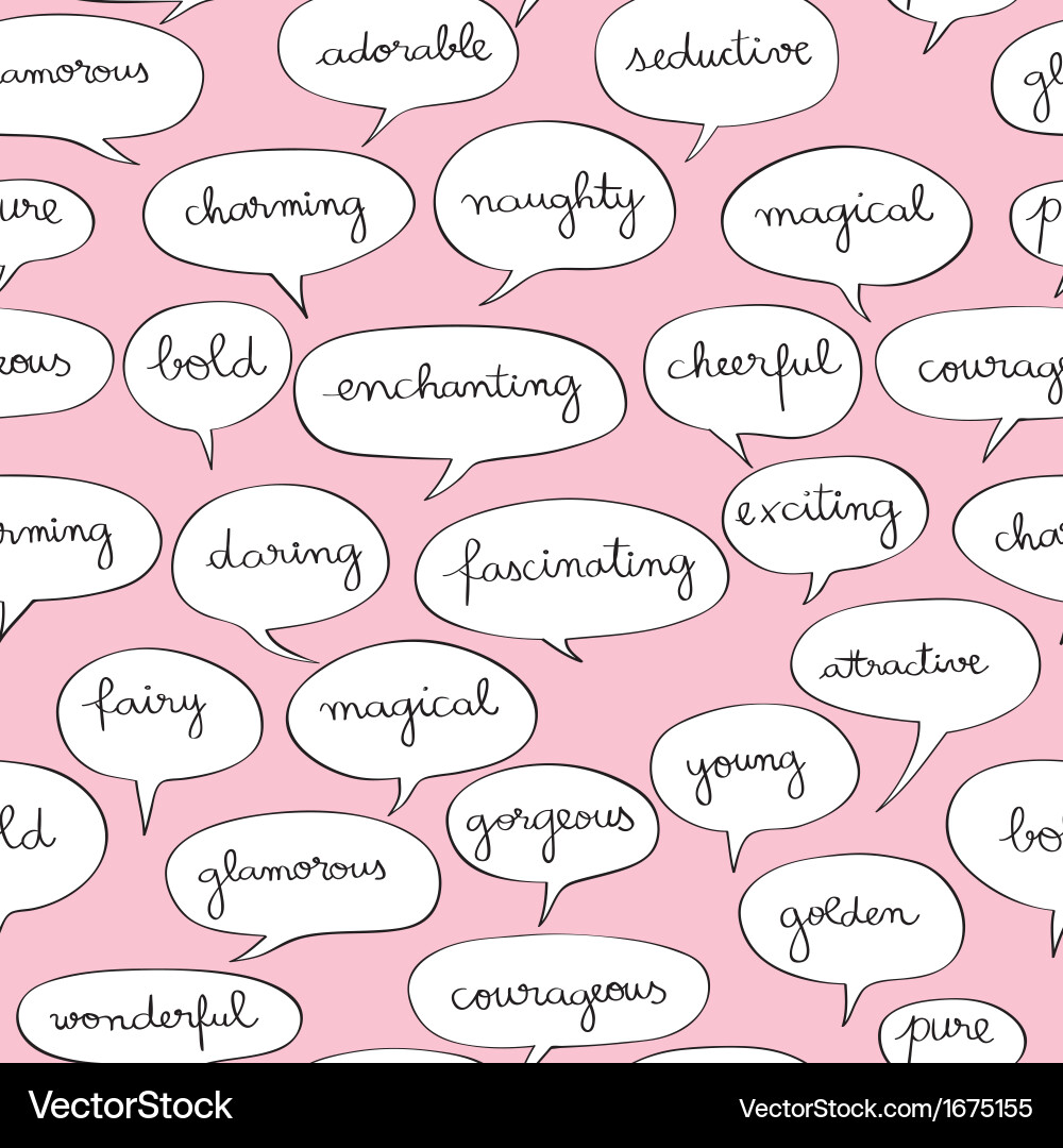Speech Bubble Pattern vector image