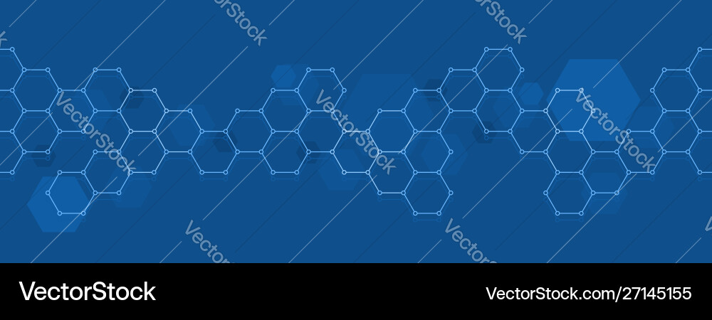 Technical Honeycomb Pattern vector image
