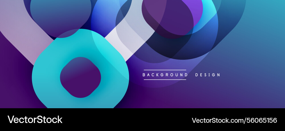 Abstract background with layered translucent Vector Image