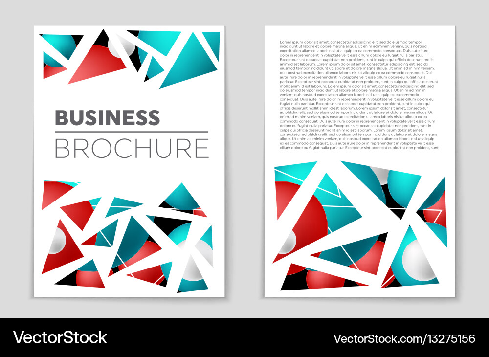Abstract layout background set for art vector image