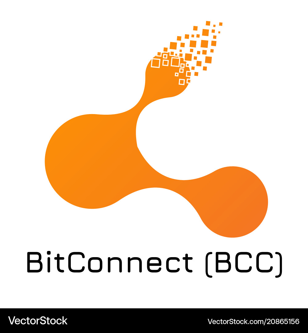 BitConnect BCC Cryptocurrency Icon – Royalty-Free Vector | VectorStock