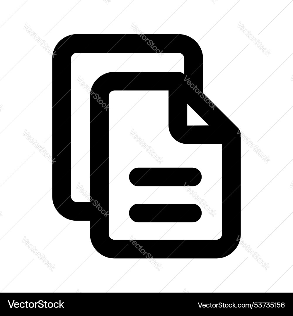 Files vector image