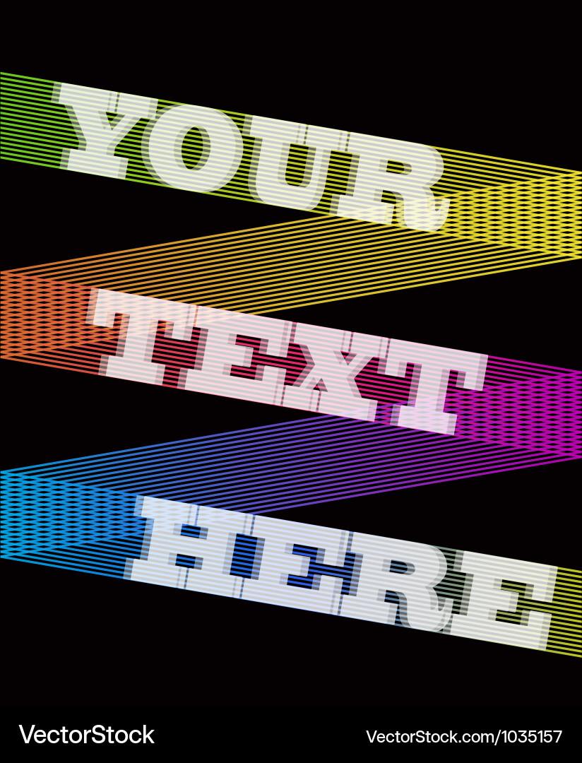 Abstract background with colorful lines vector image