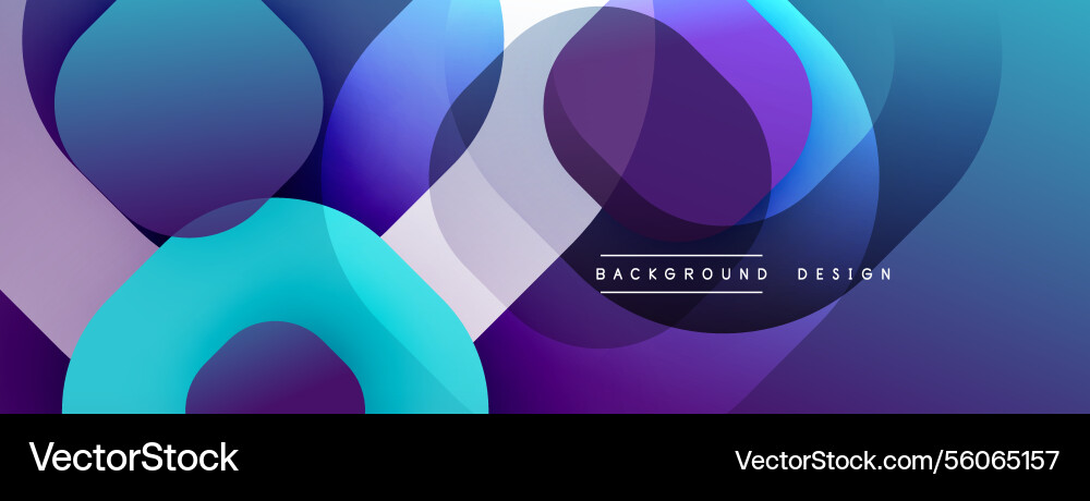 Abstract background with layered translucent Vector Image