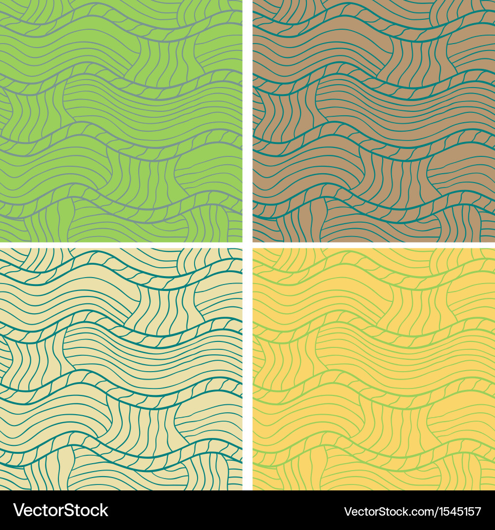 Abstract seamless patterns set Vector Image