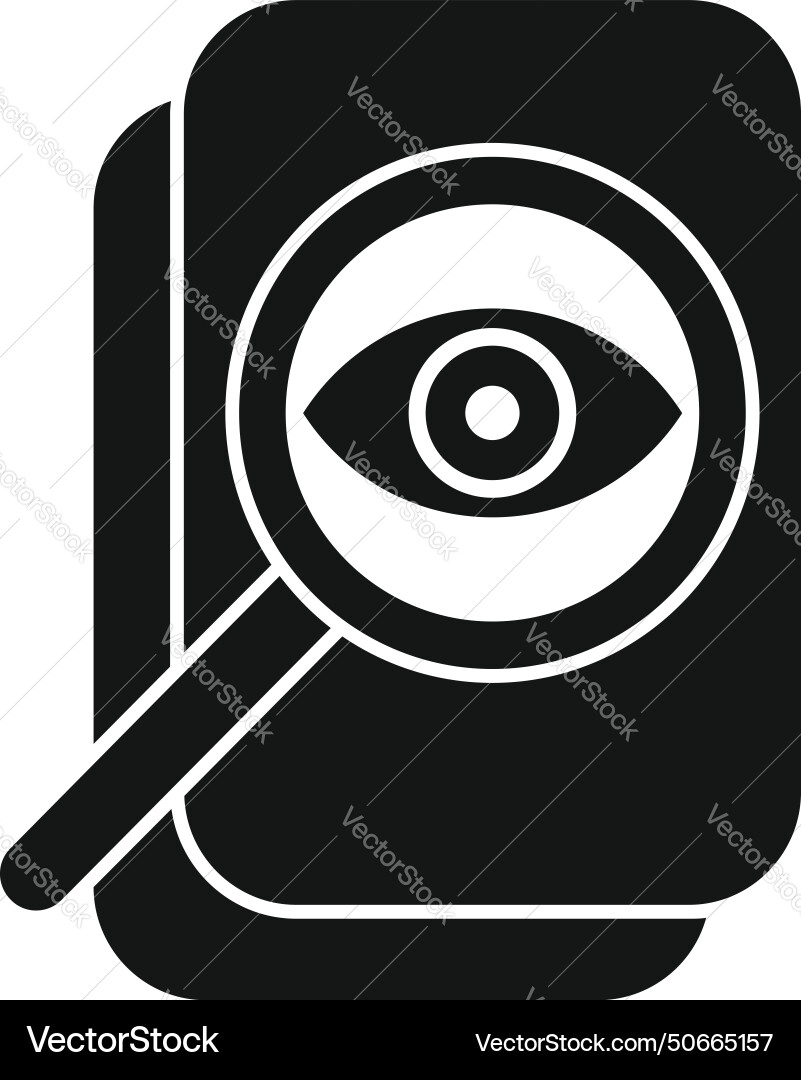 Overview tech data icon simple machine Overview tech data icon simple machine Vector Image