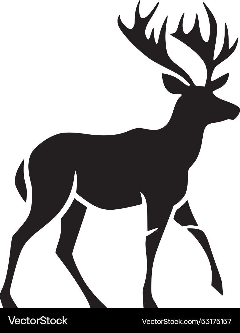 Reindeer - hochwertiges Logo ideal für T-Shirt Reindeer - hochwertiges Logo ideal für T-Shirt vektorbild