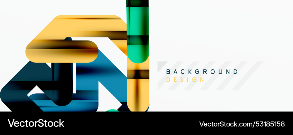 Abstract background - colorful lines composition Abstract background - colorful lines composition Vector Image