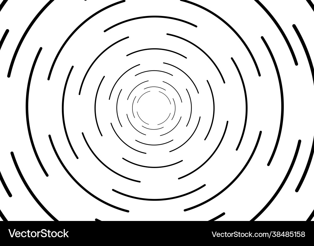 Abstract background with lines forming a circle Vector Image