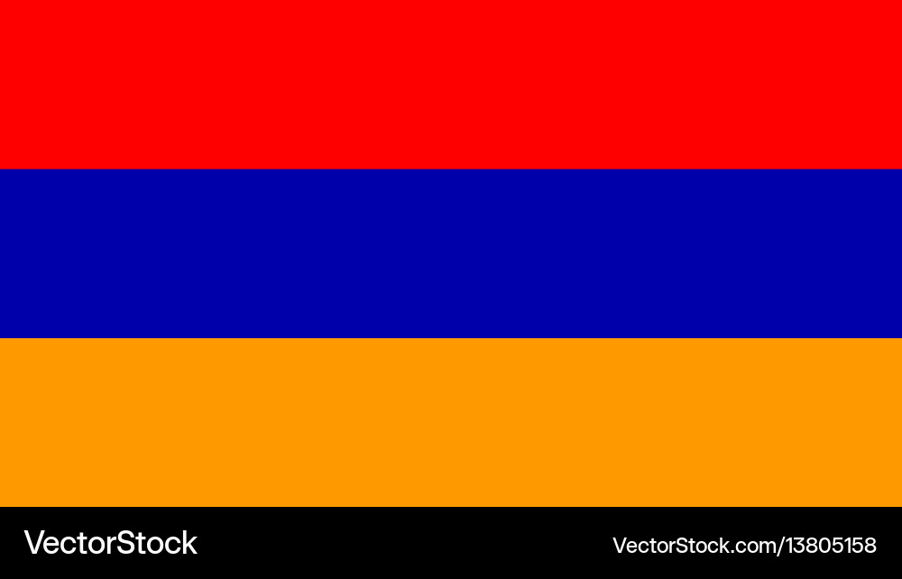 Armenia flag for independence day and infographic Vector Image