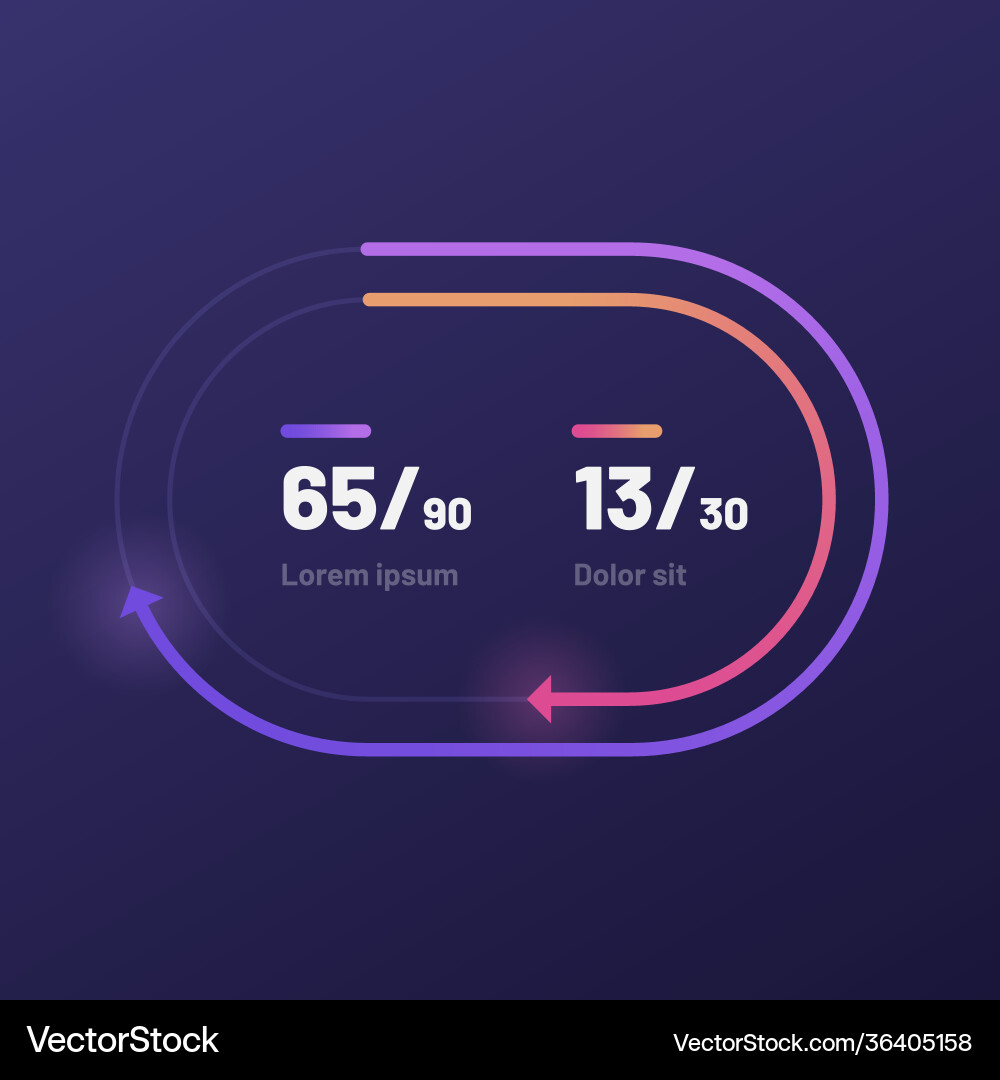 Control knob used for regulating ui and ux kit vector image