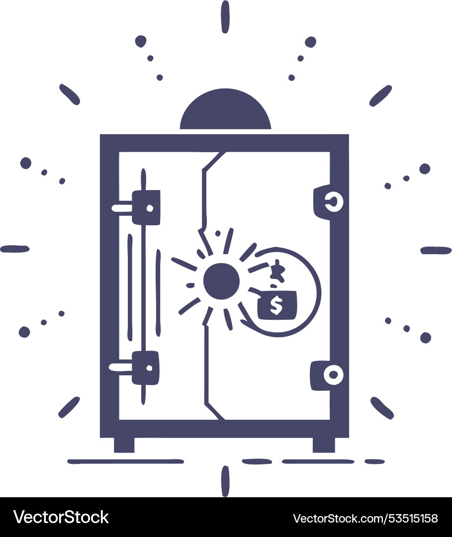 Fortress lock the ultimate solution for securing Fortress lock the ultimate solution for securing vector image