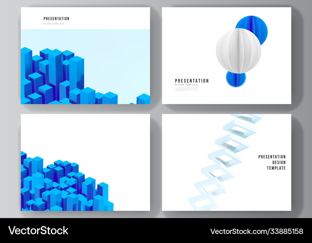 Layout presentation slides design Layout presentation slides design vector image