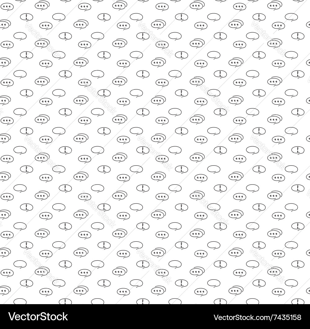 SMS and Mail Pattern vector image
