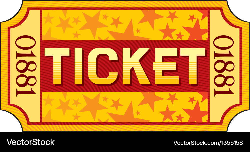 Ticket Collection Vector Image