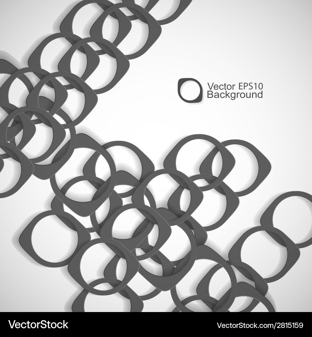 Abstract background of colored rounded bulk items Vector Image
