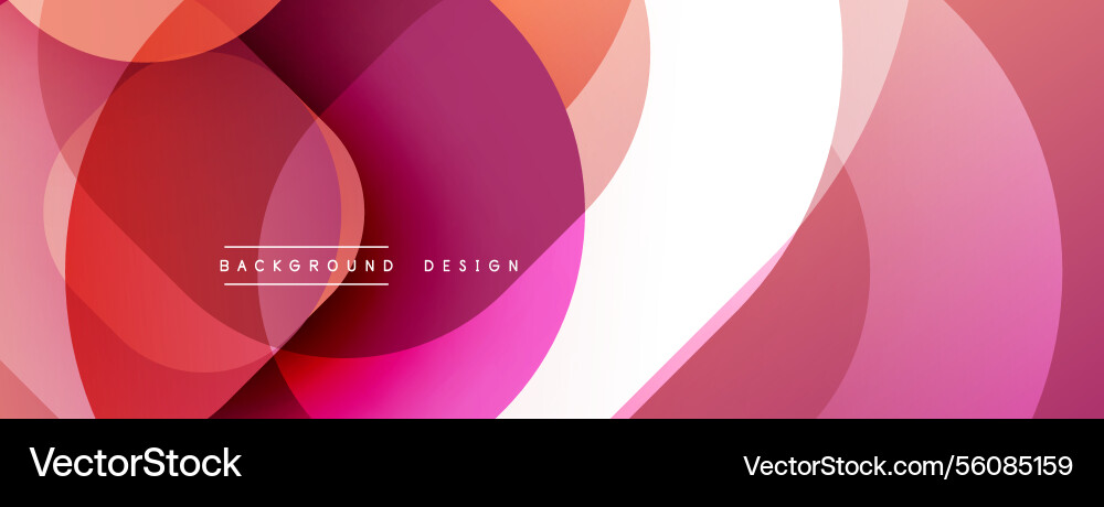 Abstract background with layered translucent Vector Image