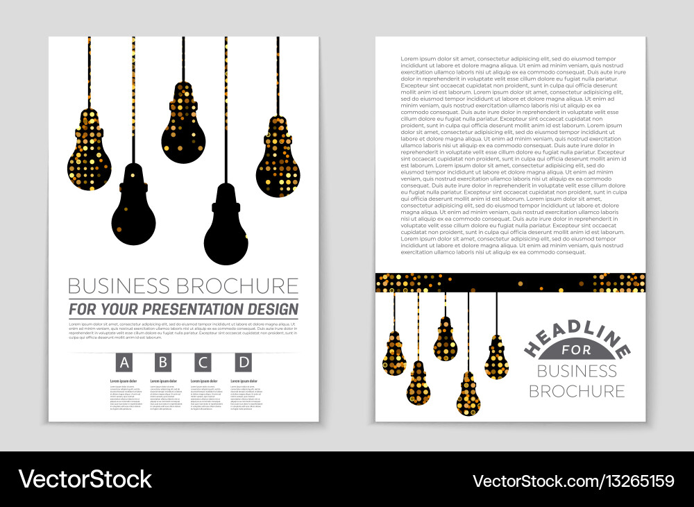 Abstract layout background set for art vector image