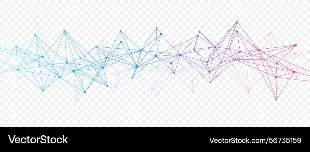 Abstract tech network connection dots digital Abstract tech network connection dots digital vector image