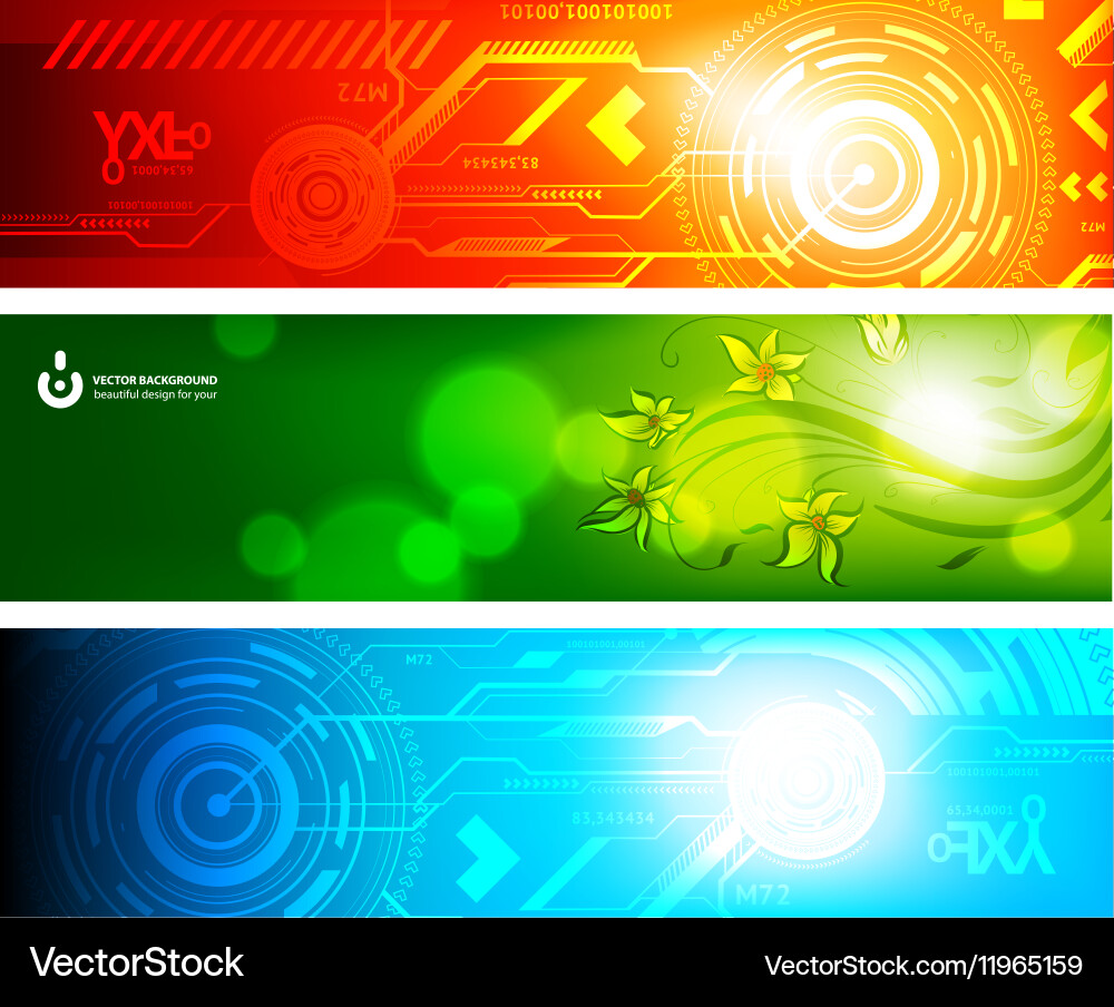 Digital Circuit Background vector image
