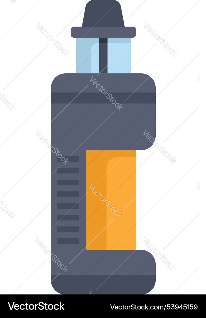 Electronic cigarette mod box device with atomizer Vector Image
