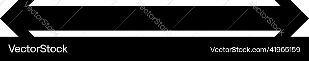 Left and right arrow pointer cursor in opposite Vector Image