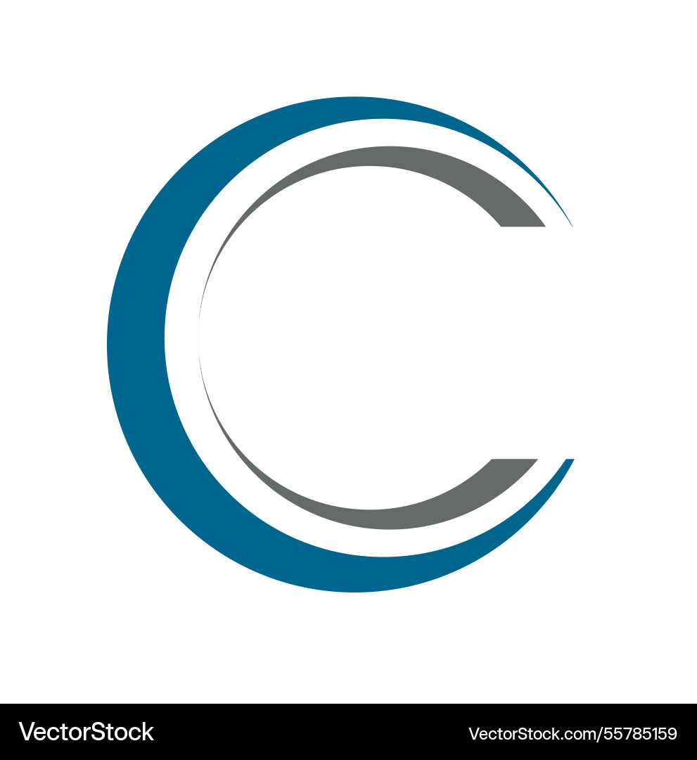 Letter c logo Royalty Free Vector Image - VectorStock