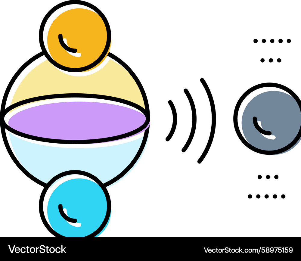 Quantum Qubit Icon - Photon Computing Vector Image