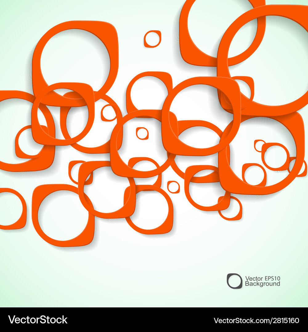 Abstract background of colored rounded bulk items Vector Image
