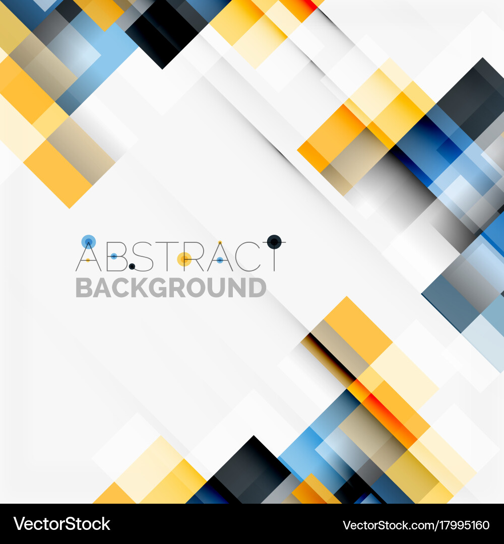 Abstract blocks template design background simple Vector Image
