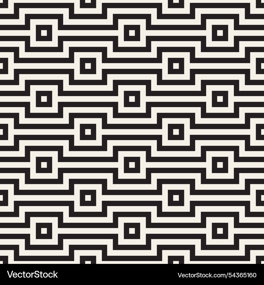 Seamless pattern repeating geometric elements Vector Image
