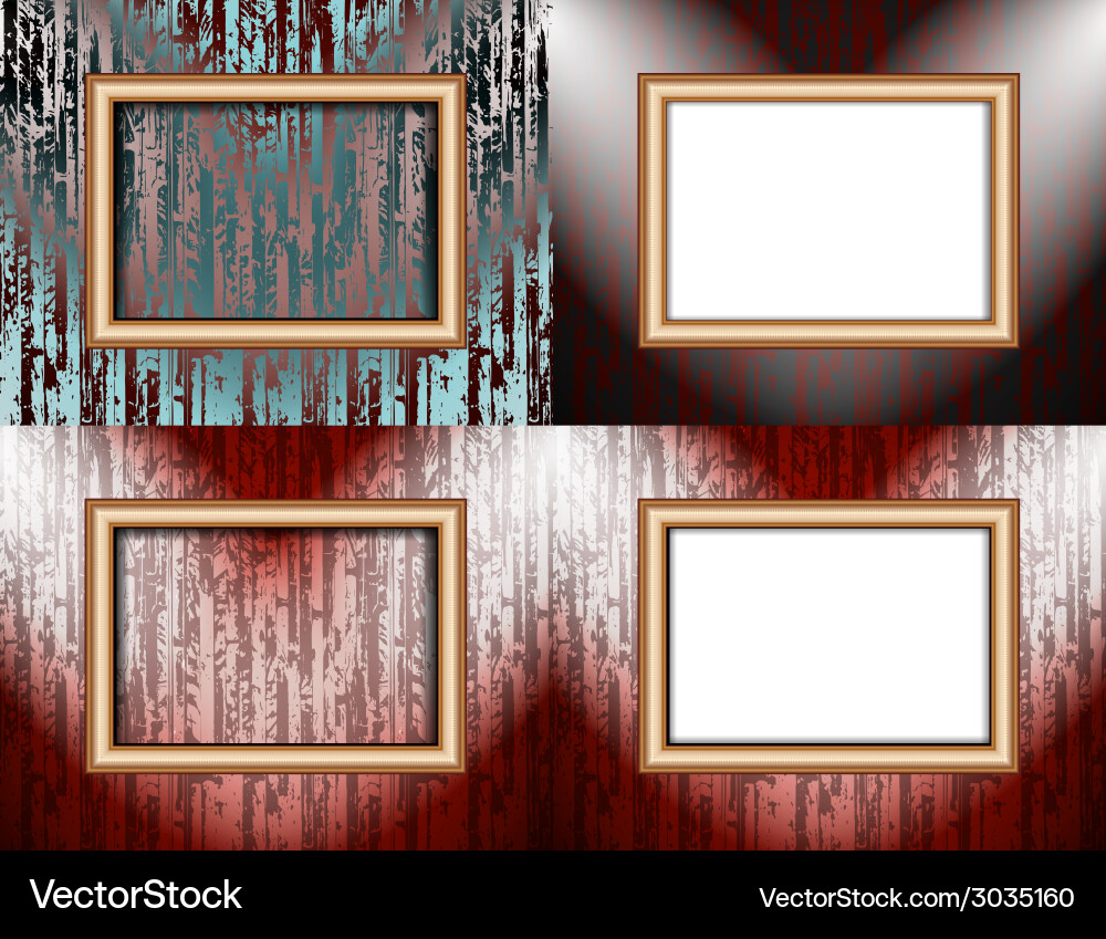 Set of colorful abstract backgrounds and frames Vector Image