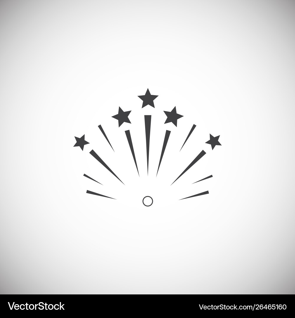 Sparkle icon on background for graphic and web Vector Image
