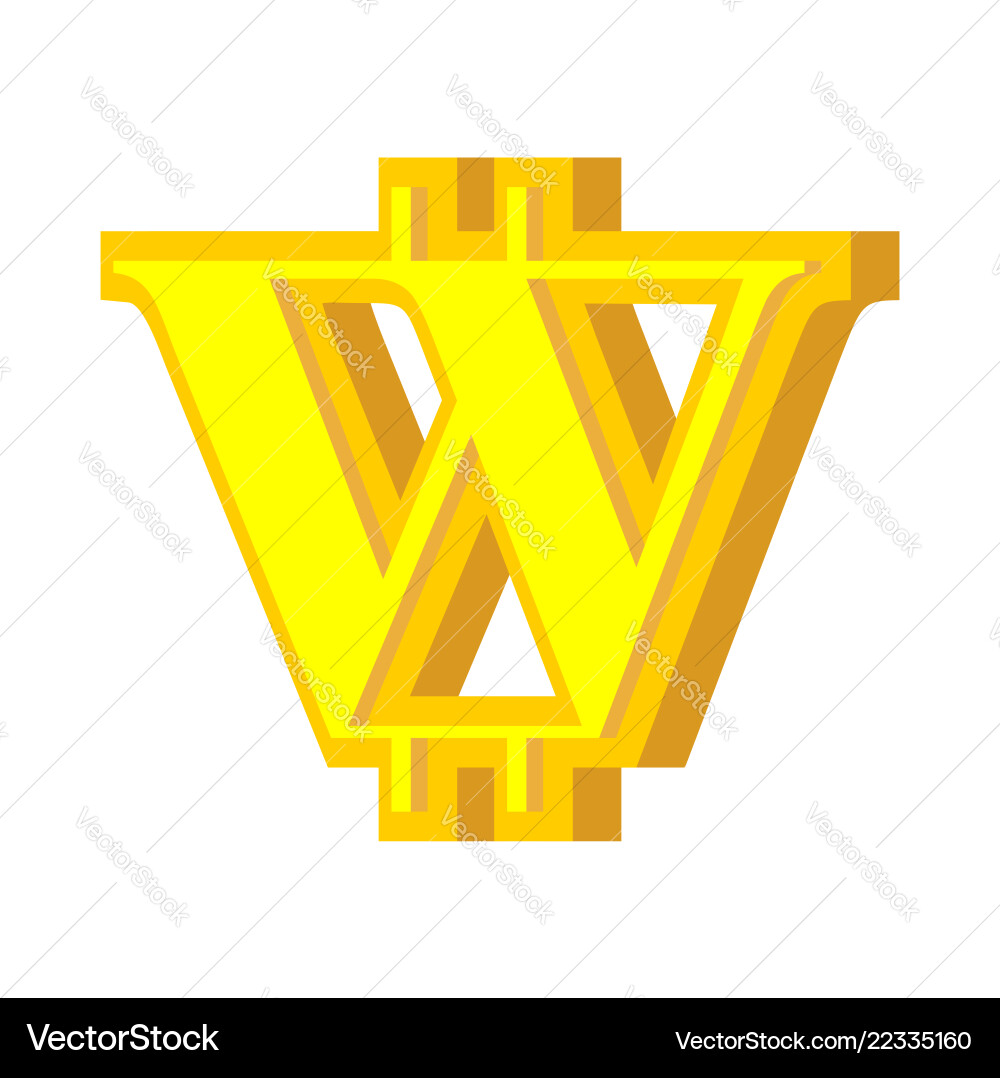 W letter bitcoin font cryptocurrency alphabet – Royalty-Free Vector |  VectorStock