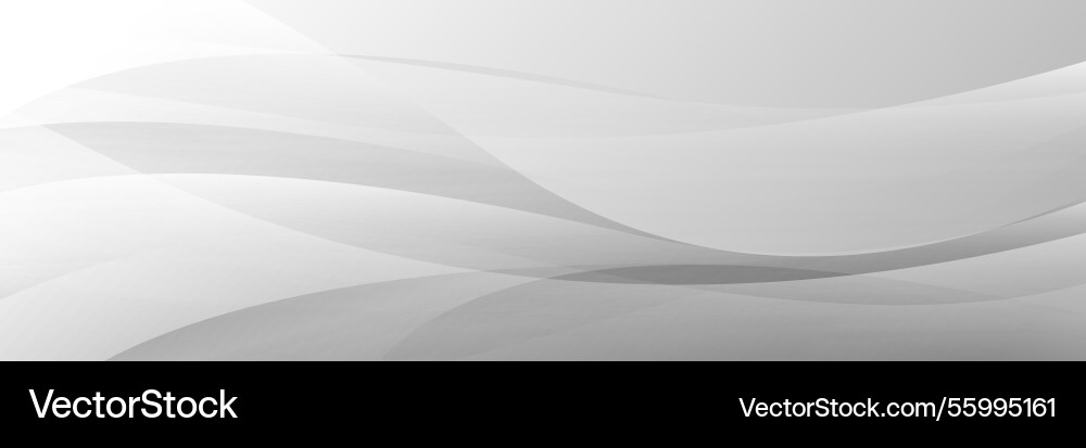 Gray abstract background with smooth flowing waves Gray abstract background with smooth flowing waves vector image