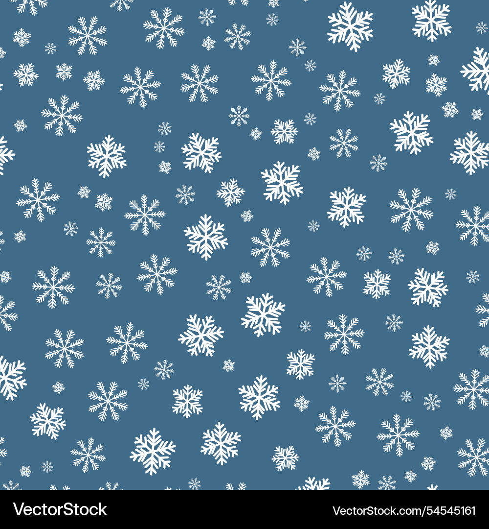Seamless pattern of snowflakes snowflake Seamless pattern of snowflakes snowflake Vector Image