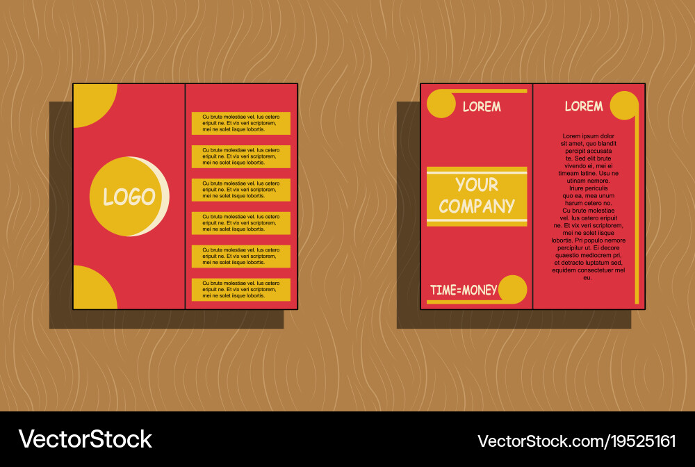 Set of layout background for art template Vector Image