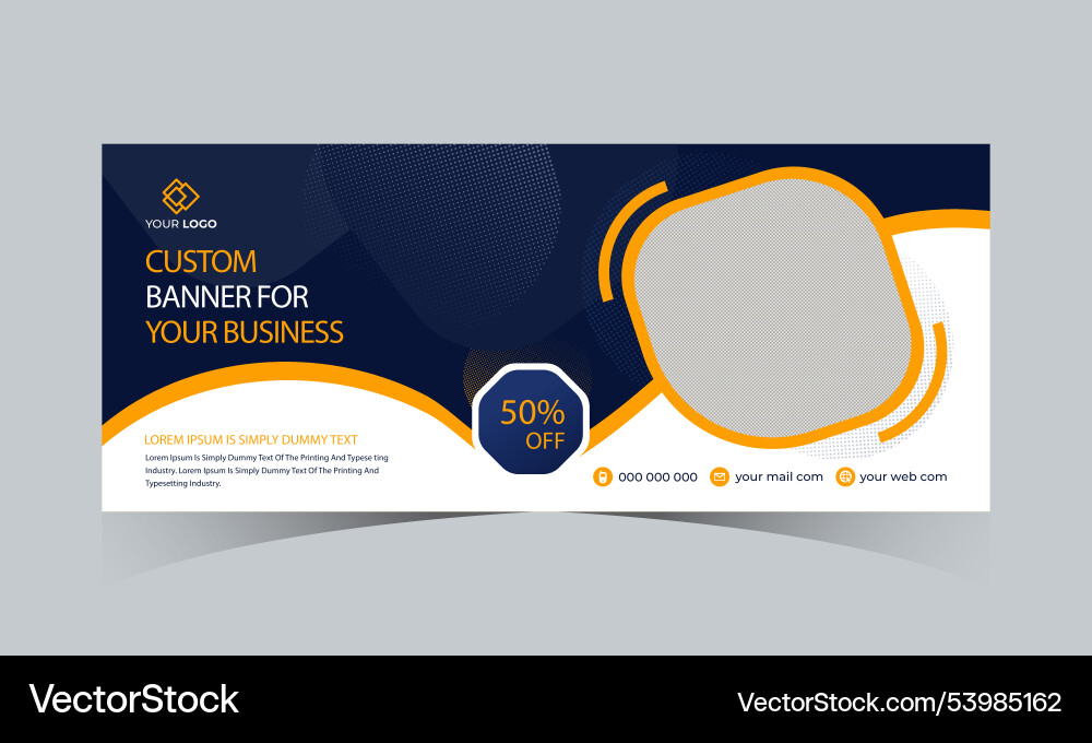Abstract banner design web template gradient Vector Image