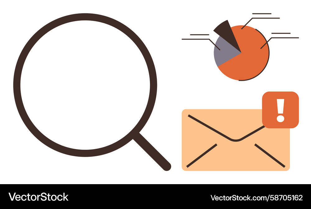 Data Analysis & Insights Vector Image