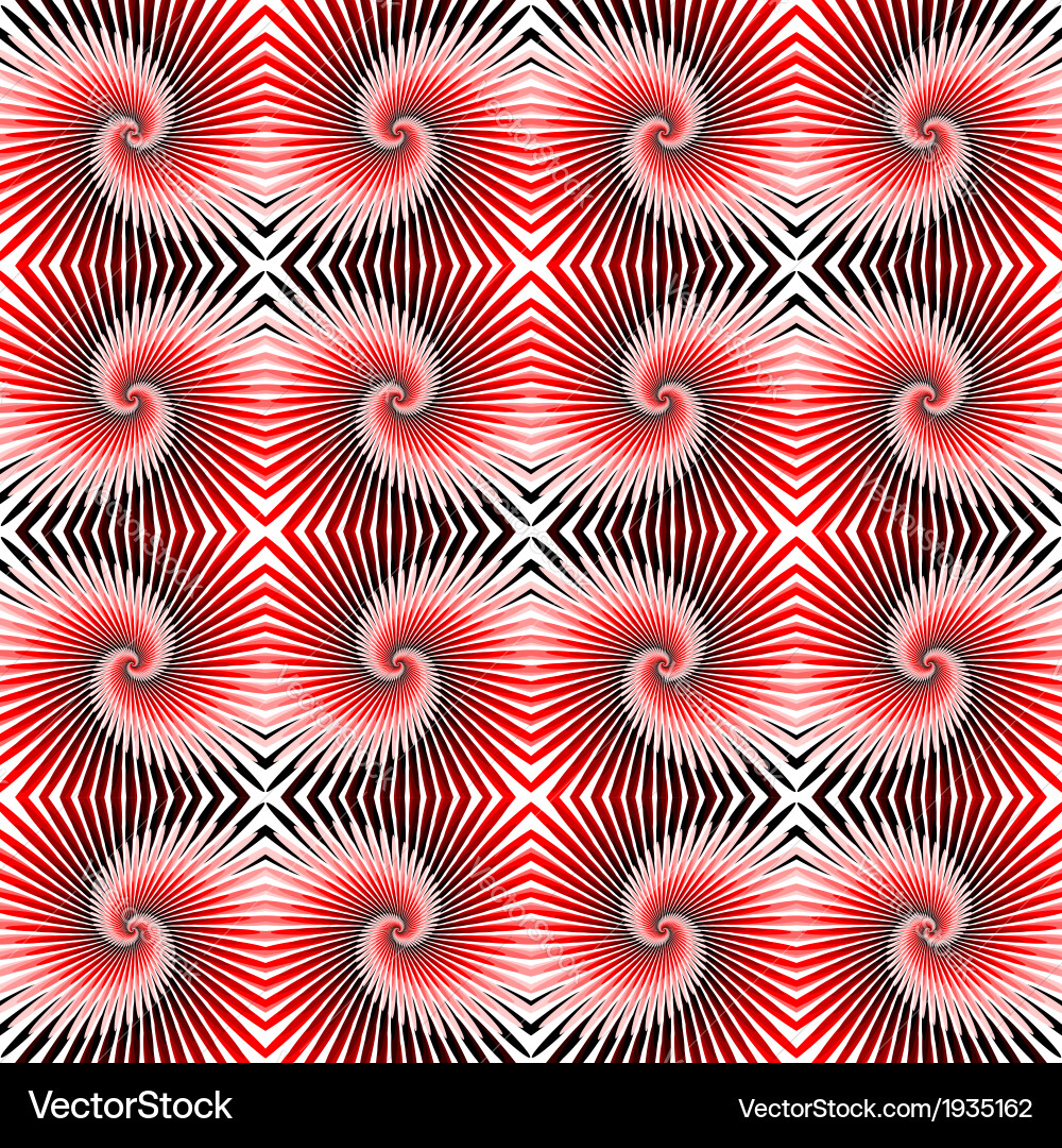 Design seamless colorful whirl rotation pattern vector image