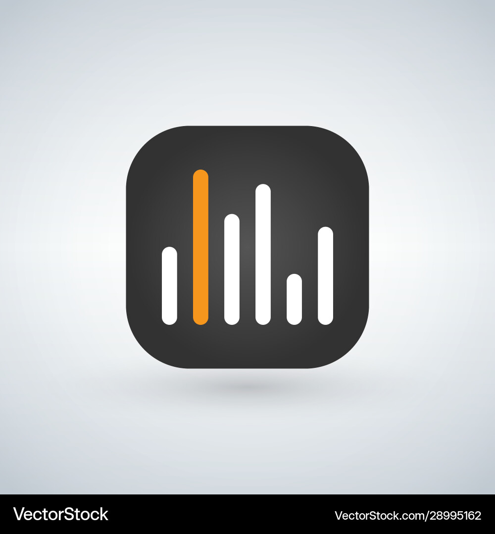 Statistic or analytic application for mobile Statistic or analytic application for mobile vector image